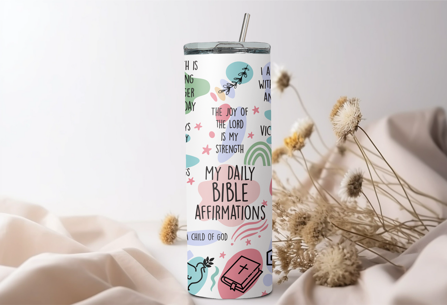 My Daily Bible Affirmations Tumbler