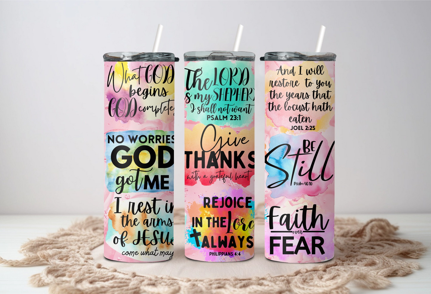 Christian Scripture Tumbler